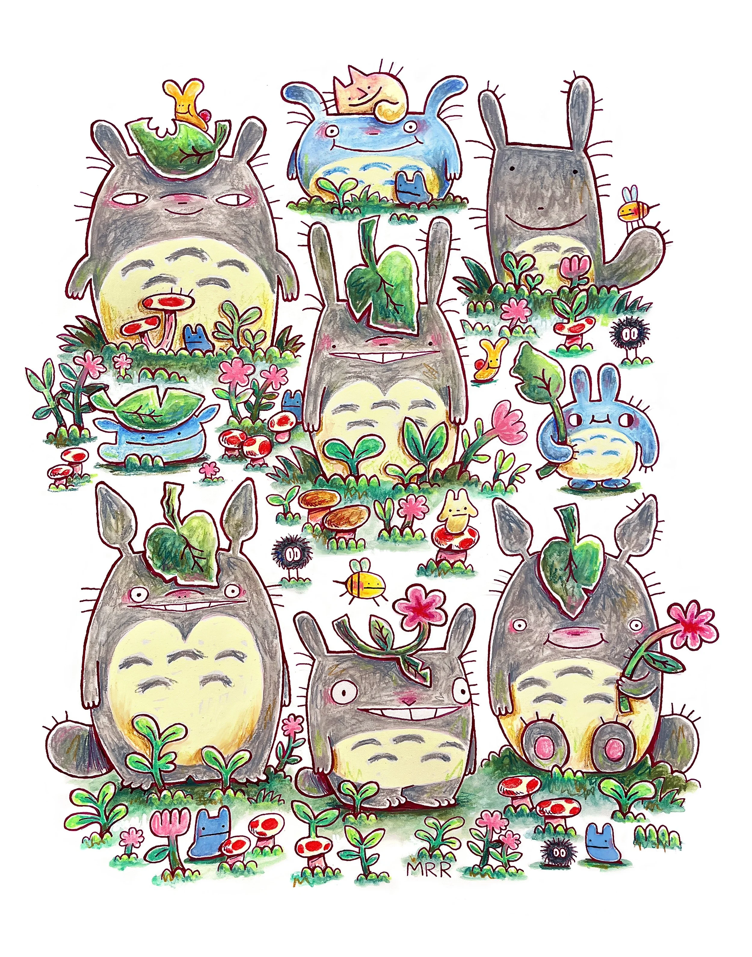 Totoro | Original Drawing — Megan Rose Ruiz